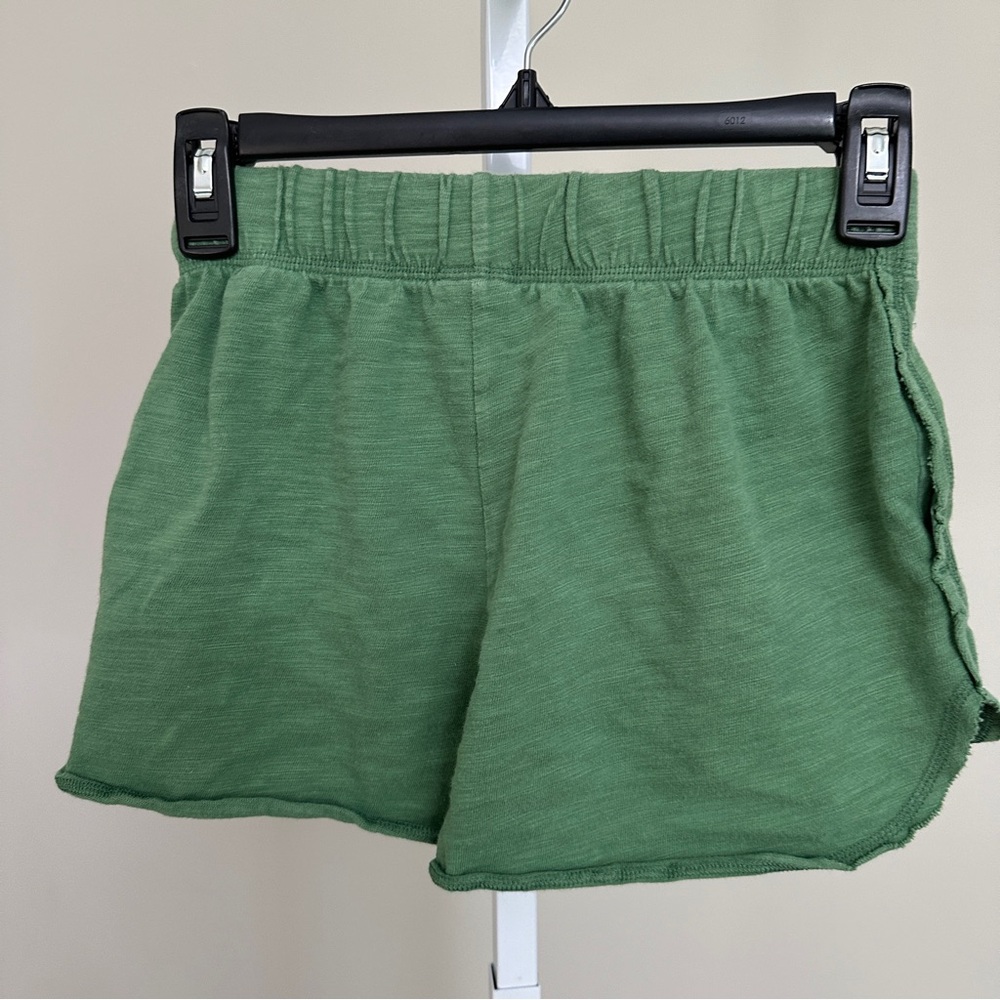 Victoria secret PINK green curve hem sweat shorts XS - Picture 2 of 3